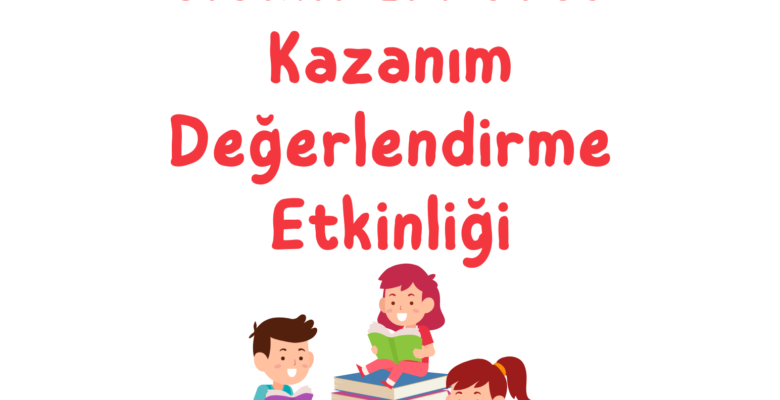 3. Sınıf 1. Hafta Kazanım Değerlendirme Etkinliği
