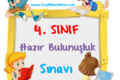 4. Sınıf Hazır Bulunuşluk Sınavı