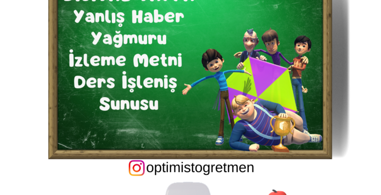 4. Sınıf Türkçe – Dijital Tayfa İzleme Metni Ders İşleniş Sunusu