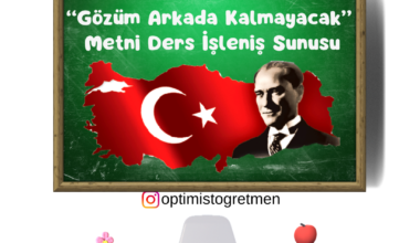 4. Sınıf Türkçe – Gözüm Arkada Kalmayacak Metni Ders İşleniş Sunusu